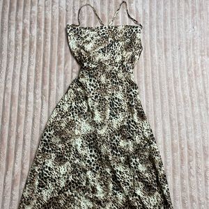 Forever 21 Leopard Strappy Dress